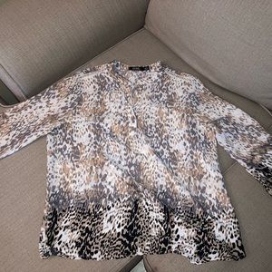 Cheetah Print-ish Blouse